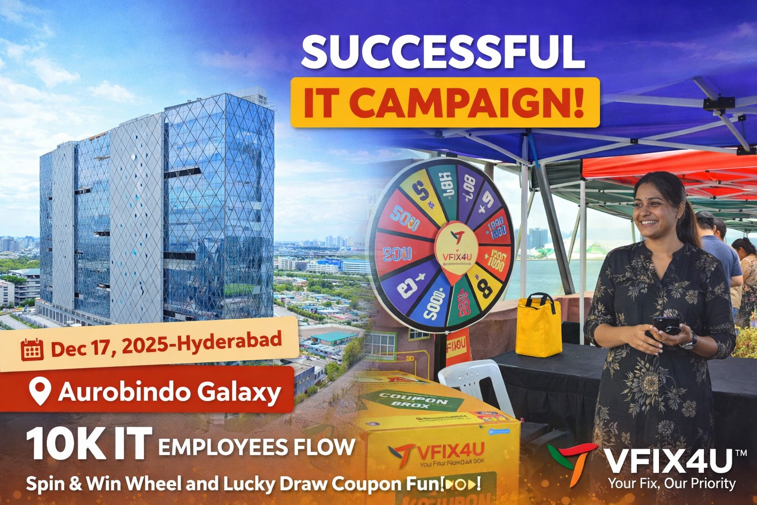 The Vfix4U Takeover: A Week of High-Speed Growth Across Hyderabad